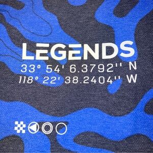 Legends Luka HD Men's Size Medium 7” Inseam Camo Lined Athletic Shorts